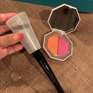 Never used Sephora Pro brush and Fenty Highlighter